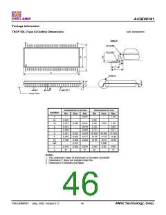 浏览型号A43E06161V-75UF的Datasheet PDF文件第46页