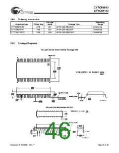 浏览型号CY7C64013-SC的Datasheet PDF文件第46页