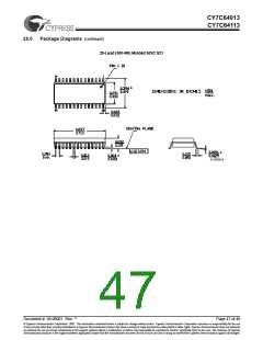 浏览型号CY7C64013-SC的Datasheet PDF文件第47页