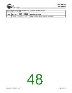 浏览型号CY7C64013-SC的Datasheet PDF文件第48页