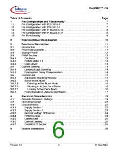 浏览型号ICE3B2065的Datasheet PDF文件第6页