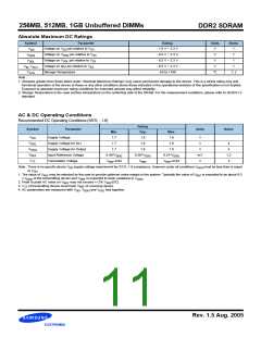 浏览型号M378T2953BG(Z)0-CD5/CC的Datasheet PDF文件第11页