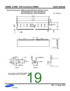 浏览型号M378T2953BG(Z)3-CD5/CC的Datasheet PDF文件第19页