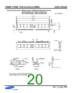 浏览型号M378T2953BG(Z)3-CD5/CC的Datasheet PDF文件第20页