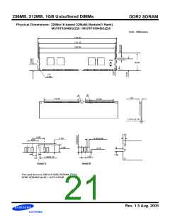 浏览型号M378T2953BG(Z)3-CD5/CC的Datasheet PDF文件第21页