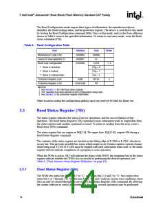 浏览型号RD28F3208C3T70的Datasheet PDF文件第14页