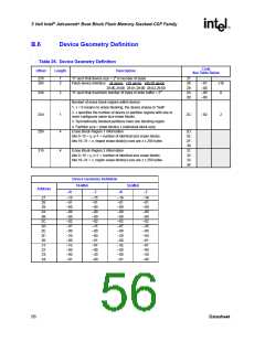 浏览型号RD28F3208C3T70的Datasheet PDF文件第56页