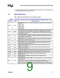 浏览型号RD28F3208C3T70的Datasheet PDF文件第9页