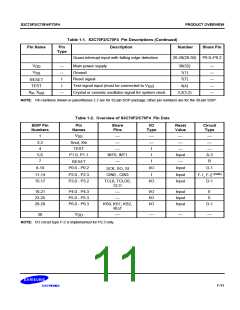 浏览型号S3C70F2的Datasheet PDF文件第11页