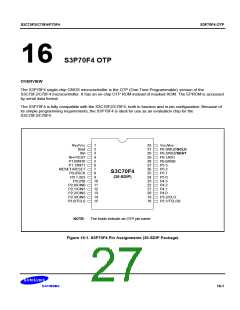 浏览型号S3C70F2的Datasheet PDF文件第27页
