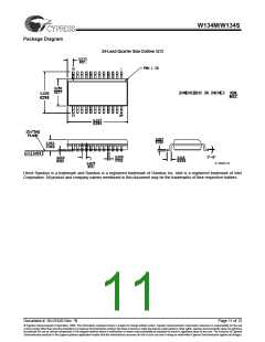 浏览型号W134SH的Datasheet PDF文件第11页