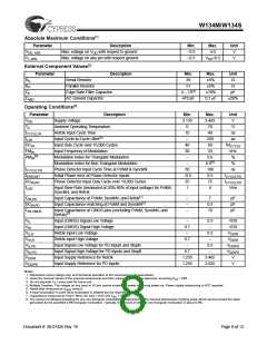 浏览型号W134SH的Datasheet PDF文件第8页