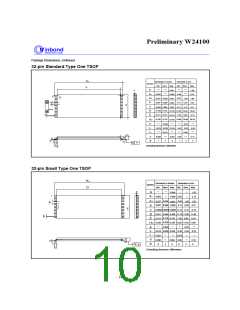 浏览型号W24100S-70L的Datasheet PDF文件第10页