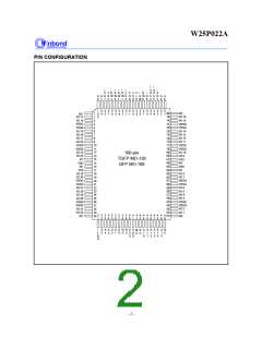 浏览型号W25P022A-6的Datasheet PDF文件第2页