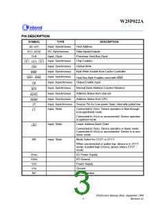 浏览型号W25P022A-6的Datasheet PDF文件第3页