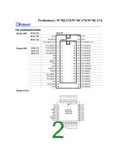 浏览型号W78C33B-40的Datasheet PDF文件第2页