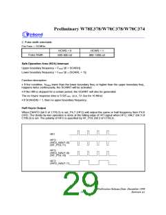 浏览型号W78C33B-40的Datasheet PDF文件第29页