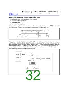 浏览型号W78C33B-40的Datasheet PDF文件第32页