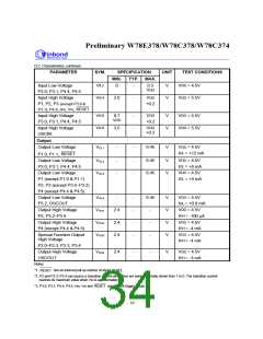浏览型号W78C33B-40的Datasheet PDF文件第34页