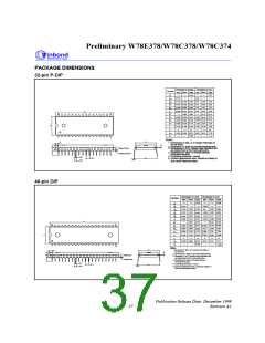 浏览型号W78C33B-40的Datasheet PDF文件第37页