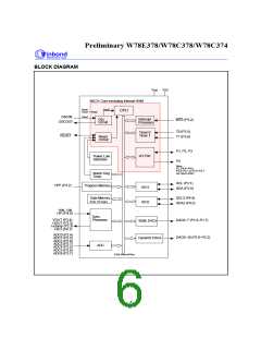 浏览型号W78C33B-40的Datasheet PDF文件第6页