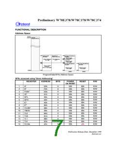 浏览型号W78C33B-40的Datasheet PDF文件第7页