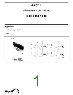 浏览型号4AC14的Datasheet PDF文件第1页