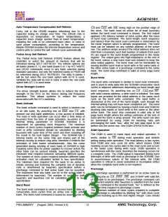 浏览型号A43E16161V-75UF的Datasheet PDF文件第13页