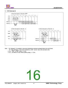 浏览型号A43E16161V-75UF的Datasheet PDF文件第16页