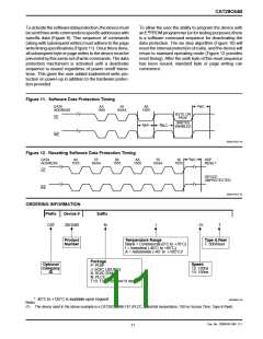 浏览型号CAT28C64BP-12的Datasheet PDF文件第11页
