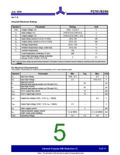 浏览型号P2784AG-08SR的Datasheet PDF文件第5页