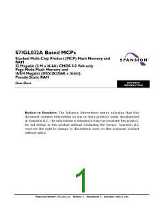 浏览型号S71GL064A80BAI0F3的Datasheet PDF文件第1页