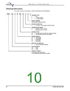 浏览型号S71GL064A80BAI0F3的Datasheet PDF文件第10页