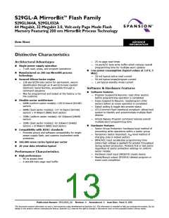 浏览型号S71GL064A80BAI0F3的Datasheet PDF文件第13页