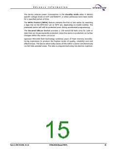 浏览型号S71GL064A80BAI0F3的Datasheet PDF文件第15页