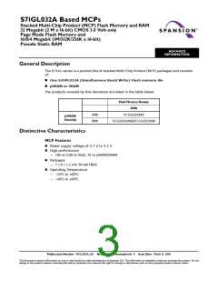 浏览型号S71GL064A80BAI0F3的Datasheet PDF文件第3页