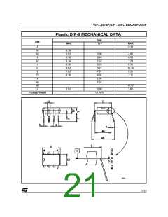 浏览型号VIPER20A的Datasheet PDF文件第21页