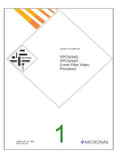 浏览型号VPC3205C的Datasheet PDF文件第1页
