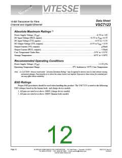 浏览型号VSC7123XQN的Datasheet PDF文件第12页