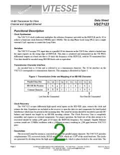 浏览型号VSC7123XQN的Datasheet PDF文件第2页
