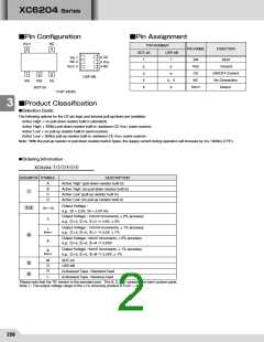 浏览型号XC6204B011DL的Datasheet PDF文件第2页