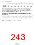 浏览型号HD6473434F16的Datasheet PDF文件第243页