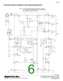 浏览型号HV9901的Datasheet PDF文件第6页