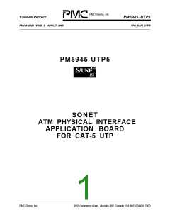 浏览型号PM5945-UTP5的Datasheet PDF文件第1页