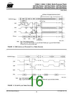 浏览型号SST39VF200A-55-4E-EK的Datasheet PDF文件第16页