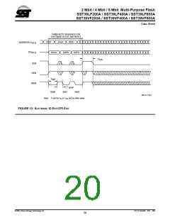 浏览型号SST39VF200A-55-4E-EK的Datasheet PDF文件第20页