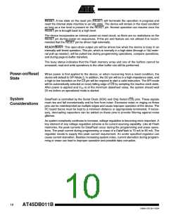 浏览型号AT45DB011B-CC的Datasheet PDF文件第10页