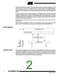 浏览型号AT45DB011B-CC的Datasheet PDF文件第2页