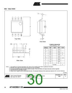 浏览型号AT45DB011B-SI的Datasheet PDF文件第30页