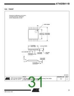 浏览型号AT45DB011B-SI的Datasheet PDF文件第31页